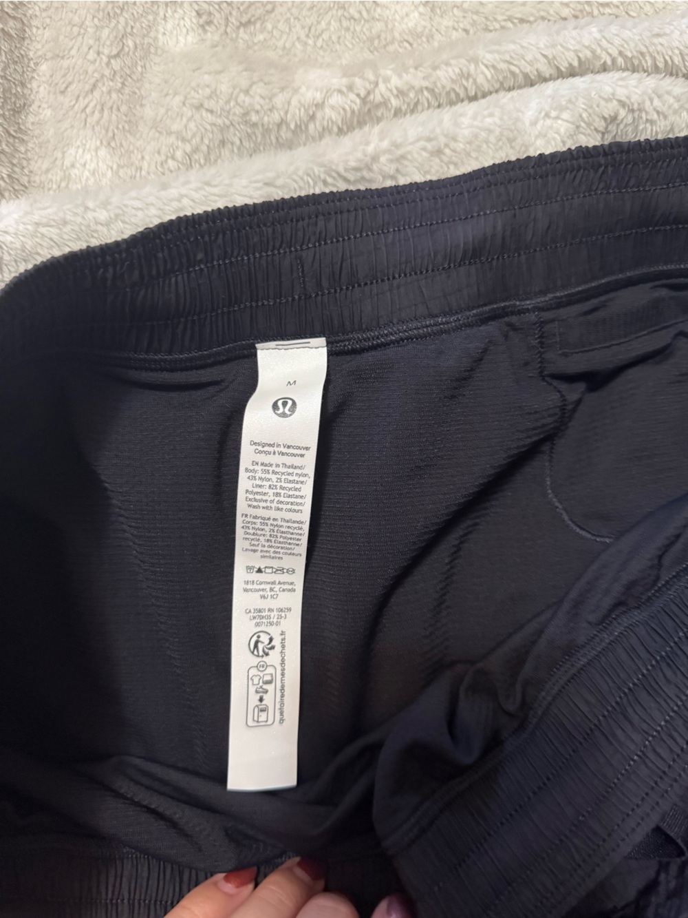 lululemon athletica Black Split-Hem Shorts 2.5” - Picture 7 of 7